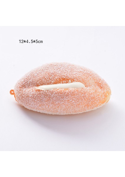 No.6 Tarzı Yumuşak Gıda Yaratıcı Simülasyon Ekmek Tost Donut Yavaş Yükselen Sıkma Oyuncaklar Şaka Insanlar Masaüstü Süsleme (Yurt Dışından)