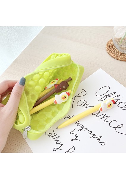 Ilmek Stili D Stili 20 cm Kalem Kutusu Popet Silikon Itme Kabarcık Oyuncak Duyusal Oyuncaklar Öğrenme Kırtasiye Kalem Çantası Anti- Oyuncaklar (Yurt Dışından) fiyatları