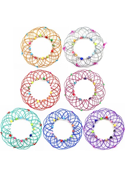 Bir Stil Yetişkin Çocuklar Oyuncak Mandala Oyuncaklar Çiçek Sepeti Otuz Altı Yumuşatılmış Çelik Halka Hareketli Bulmaca Oyuncak (Yurt Dışından)