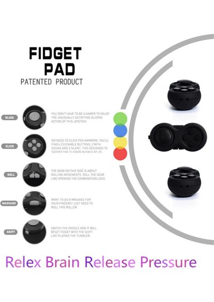 No.1 Tarzı Yetişkinler Çocuklar Çocuklar Için 1 Adet Topu Fidget Pad Giderme Sıkma Eğlenceli Kolu Etkileşimli Oyuncak Ofis Tatil Yılbaşı Hediyesi (Yurt Dışından)