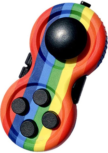 No.5 Tarzı Renkli Masaüstü Flip Parmak Fidget Pedleri Duyusal Oyuncak Basınç Giderici Anti- Kavrama Silikon Düğme Parmak Oyuncağı (Yurt Dışından) fırsatları