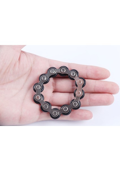 12 Knot Siyah Stil Düğümler Yeni Anahtarlık Zincir Parmak Oyuncağı Basınç Giderici Zinciri Paslanmaz Çelik Bisiklet Zincir Tokası Anahtarlık Parmak Oyuncağı (Yurt Dışından) indirimleri