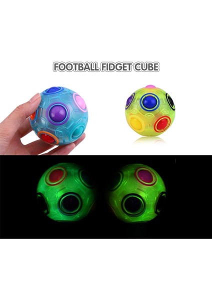Yeşil Stil Mini Jiroskop Futbol Oyuncaklı D5QA (Yurt Dışından)