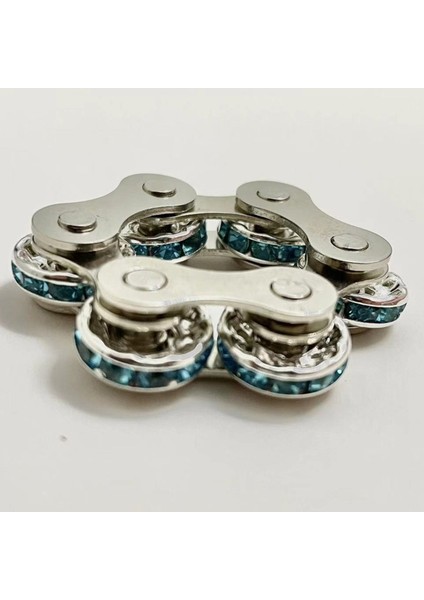 Siyah Stil Anksiyete Yüzük Bisiklet Zinciri Parmak Fidget Oyuncak Adhd Add Giderme Sınıfta Ofiste Okul Duyusal Oyuncaklar (Yurt Dışından)