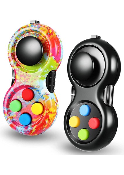 No.6 Tarzı Renkli Masaüstü Flip Parmak Ucu Fidget Ped Duyusal Oyuncak Basınç Rahatlatma Anti- Kolu Silikon Düğme Parmak Ucu Oyunu Oyuncak (Yurt Dışından) fiyatları