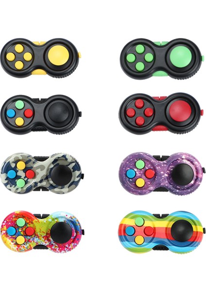 No.6 Tarzı Renkli Masaüstü Flip Parmak Ucu Fidget Ped Duyusal Oyuncak Basınç Rahatlatma Anti- Kolu Silikon Düğme Parmak Ucu Oyunu Oyuncak (Yurt Dışından) fırsatları
