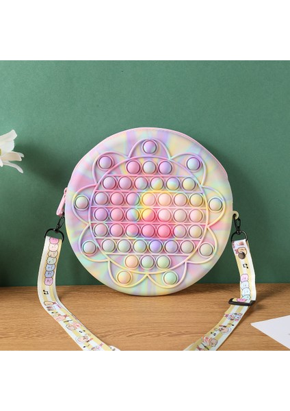 Çanta 37 Tarzı Büyük Boy Fidget Oyuncaklar Basit Dimple Gökküşağı Satranç Tahtası Itme Kabarcık Oyuncak Sevimli Çanta Oyuncak Aile Masa Oyunları (Yurt Dışından)