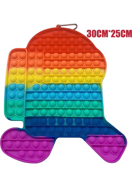 Kahverengi Tarzı Hayvan Dev Popits Büyük Boyut 40CM Çarkı Oyunu Figet Oyuncak Büyük Basit Ayarlanabilir Çocuk Hediyesi 30CM-50CM Xl Xxl Xxxl (Yurt Dışından)