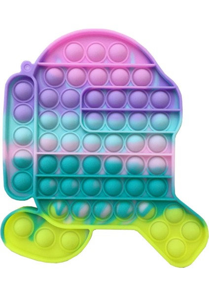 Kiraz Tarzı 20*20 cm Dev Pop Büyük Boy Anti Itme Pop Balon Fidget Oyuncaklar Parlak Büyük Basit Yatıştırıcı Figet Oyuncak Çocuklar Kravat Boyama Oyunu (Yurt Dışından)