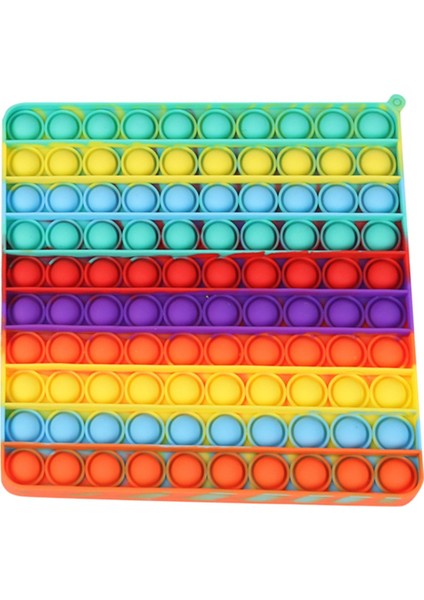 Kiraz Tarzı 20*20 cm Dev Pop Büyük Boy Anti Itme Pop Balon Fidget Oyuncaklar Parlak Büyük Basit Yatıştırıcı Figet Oyuncak Çocuklar Kravat Boyama Oyunu (Yurt Dışından)