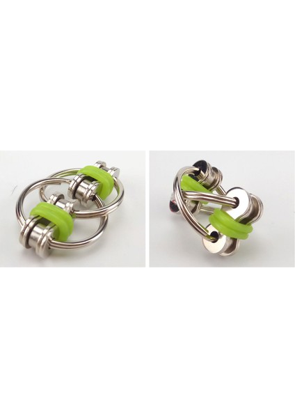 LSS00128C Stili El ve Parmak Egzersizi Edc Fidget Oyuncak Adhd Anahtarlık Parmak Ucu Çarkıfelek Oyuncak (Yurt Dışından)