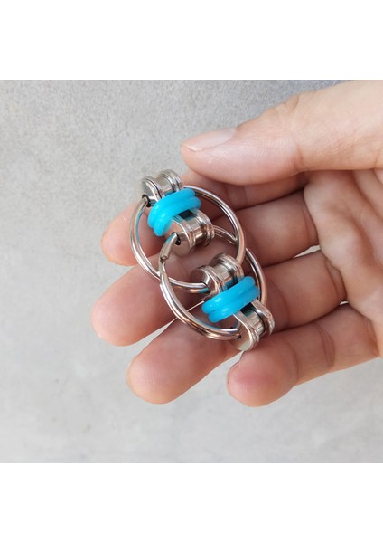 LSS00128C Stili El ve Parmak Egzersizi Edc Fidget Oyuncak Adhd Anahtarlık Parmak Ucu Çarkıfelek Oyuncak (Yurt Dışından)