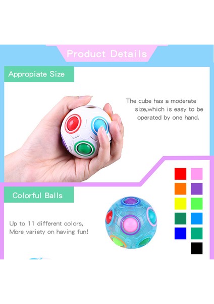 Rastgele Stil Çocuklar Için Sıkma Oyuncaklar Fidget Oyuncaklar Renkli Sihirli Top Plastik Bulmaca Oyuncakları Zabawki Antistresowe Için Amac: Lütfen Yukarıdaki Başlığı Türkçe Dilinde Bi (Yurt Dışından) fırsatları