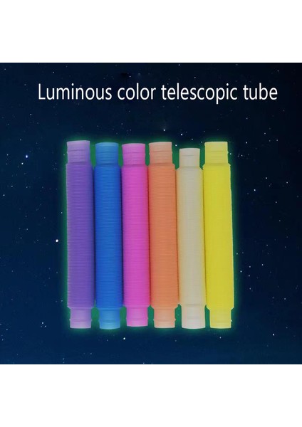 1 Adet Rastgele 2.9cm Tarzı Anti- Esnek Tüpler Makaronlar Luminöz Dalgalı Hava Yolu Oyuncakları Floresan Renk Çocuklar Boru Oyuncaklar Çocuklar Oyuncaklar (Yurt Dışından)