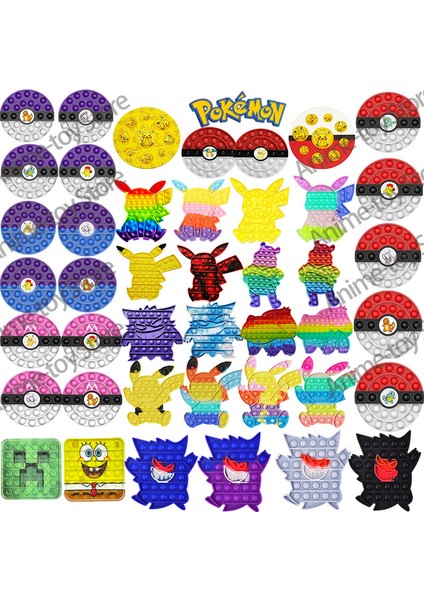 No.93 Tarzı Pokemon Pikachu Squishy Sıkıştırılabilir Oyuncaklar Çocuklar Için Topu - E-Ticaret Başlığı (Yurt Dışından)