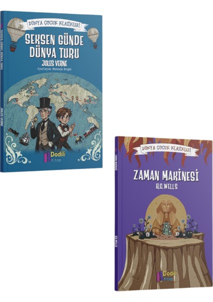 - Dünya Çocuk Klasikleri Seksen Günde Dünya Turu / Zaman Makinesi 2'li Set