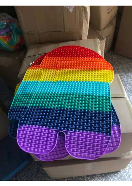 32.5cm Tarzı Dev Pops Büyük Çıkartıcı Itme Kabarcık cm Oyunu Işıltılı Büyük Basit Dimmer Oyuncak Çocuklar Kravat Boyama Oyunu Xxl Oyuncak (Yurt Dışından)
