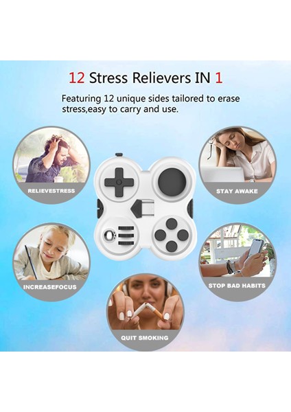 H Tarzı Oyun Fidget Ped Sıkma Küp Eğlenceli Masa Tutam Parmak Oyuncakları Renkli Rahatlatma Hediye Çocuklar Için (Yurt Dışından) modelleri