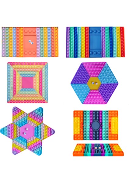 NO.B003 Stili Yeni Trend Renkli Push Bubble Pop Fidget Topu Oyuncağı Çocuklar ve Yetişkinler Için - Türkçe (Yurt Dışından)