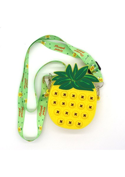 KB-001-5 Stili Yeni Popper Duyusal Popet Silikon Itme Balon Kırtasiye Saklama Çantası Popo It Fidget Madeni Para Cüzdanı Popite Poppit Oyuncak (Yurt Dışından)