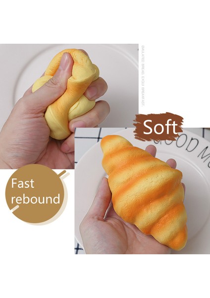 No.4 Tarzı Sıkma Yumuşak Yiyecek Yaratıcı Simülasyon Ekmek Tost Çörek Yavaş Yükselen Topu Oyuncaklar Dalga Geçme Insanlar Masaüstü (Yurt Dışından) modelleri