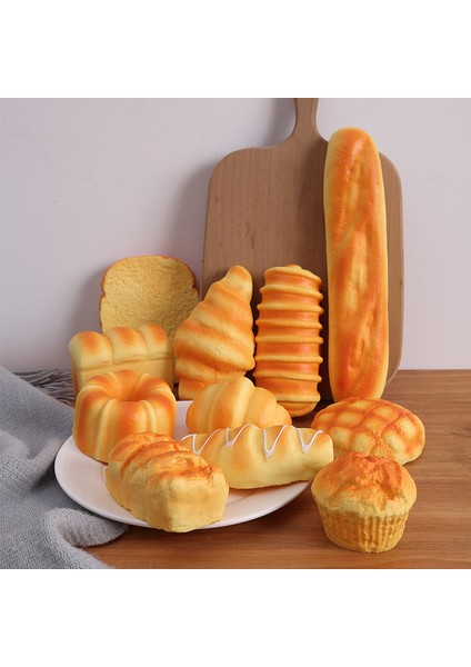 No.4 Tarzı Sıkma Yumuşak Yiyecek Yaratıcı Simülasyon Ekmek Tost Çörek Yavaş Yükselen Topu Oyuncaklar Dalga Geçme Insanlar Masaüstü (Yurt Dışından) fırsatları