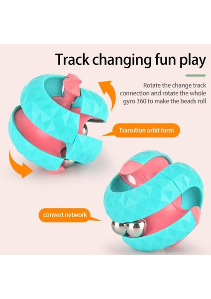No.1 Tarzı 1 Adet Parmak Ucu - Eğlenceli Boncuk Ofis Yaratıcı Deformasyon El Fidget Er Pinball Takip Üst Oyuncak Hediye Yeni (Yurt Dışından)