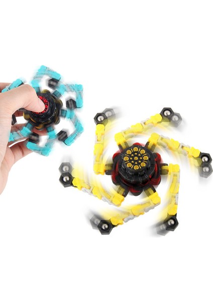 Mavi Stil Yeni Deforme Parmak Oyuncağı Zincir Kendin Yap Parmak Oyuncağı Odaklanma Mekanik Zincirli Robot Oyuncak Yeni Dişli (Yurt Dışından)