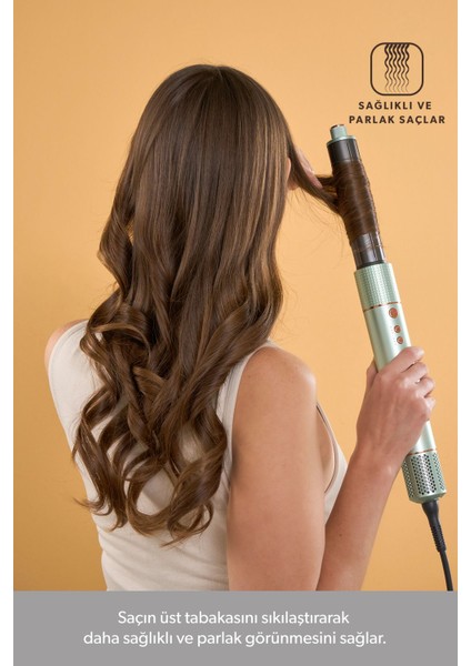 Hairmony 4606H Saç Kurutma ve Şekillendirme Seti Su Yeşili
