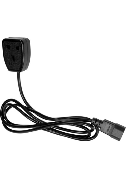 IEC320 C14 - Uk BS1363A Priz Iec C14 Erkek Fiş - Uk 3 Pin Dişi Soket Güç Adaptörü Kablosu Pdu Ups Için (1 8 M) (Yurt Dışından)