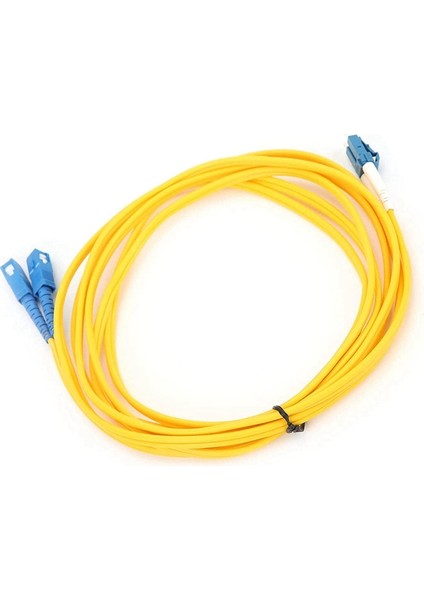 Fiber Optik Kablo Atlama Kablosu Lc/upc'den Sc/upc'ye Tek Modlu Çift Çekirdekli Fiber Optik Iletişim Odası Kablolaması 10M (Yurt Dışından) fiyatları