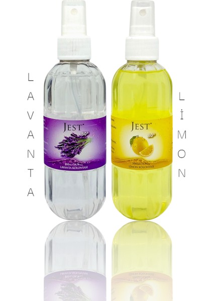 2'li Set Kolonya 200ML ( Lavanta-Limon)