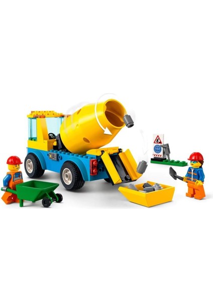 60325 LEGO City - Beton Mikseri 85 Parça +4 Yaş fiyatları