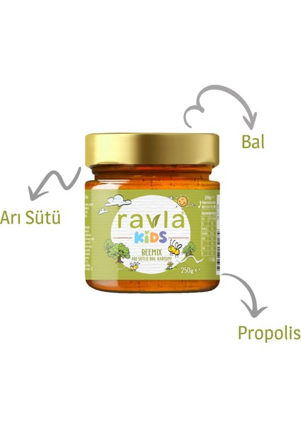 Kids Beemix Arı Sütlü Bal Karışımı - 250g