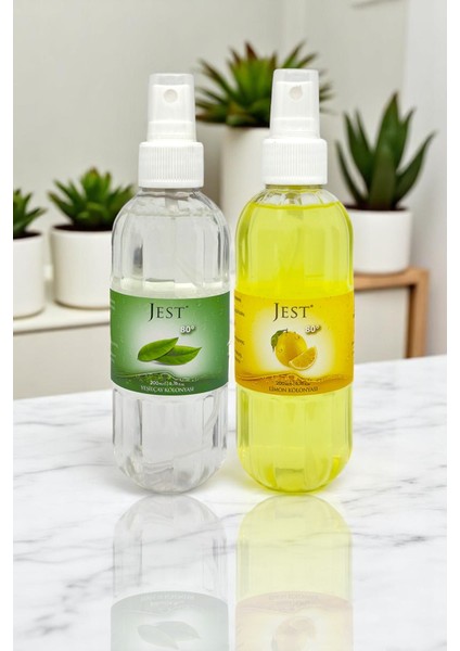 2'li Set Kolonya 200 Ml(Yeşilçay-Limon)