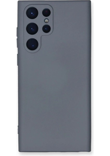Samsung Galaxy S23 Ultra Kılıf Kamera Çıkıntılı Içi Kadife Lansman Yumuşak Dokulu Silikon Kılıf