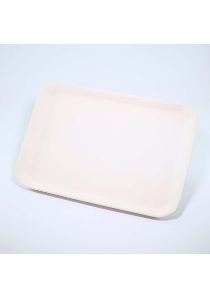 (Ham Ürün) 19,*29,5 cm Tepsi Seramik Bisküvi (Ham Ürün )