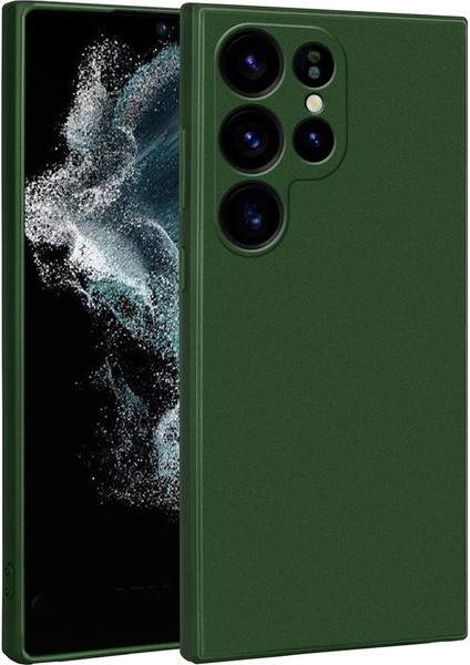 Samsung Galaxy S23 Ultra Kılıf Kamera Çıkıntılı Içi Kadife Lansman Yumuşak Dokulu Silikon Kılıf