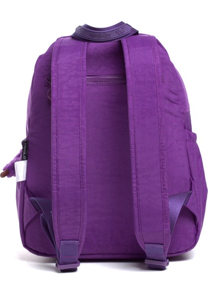 Kadın Günlük Sırt Çantası Su Geçirmez Krınkıl Kumaş, Küçük Boy, Çok Cepli MYP8675 Koyu Gri modelleri