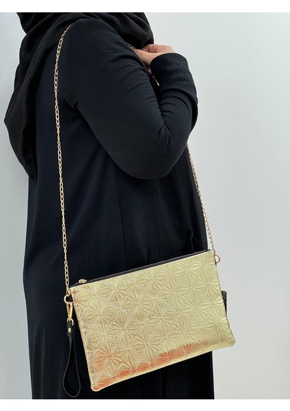 Krıste Bell 7324 Gold Portfoy Kadın Çanta