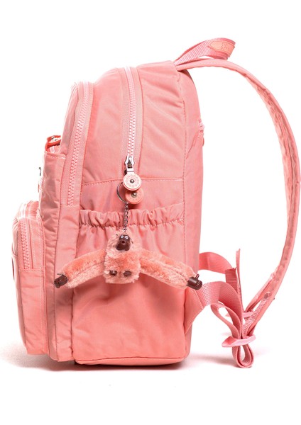 Kadın Günlük Sırt Çantası Su Geçirmez Krınkıl Kumaş, Küçük Boy, Çok Cepli MYP8745 Somon modelleri