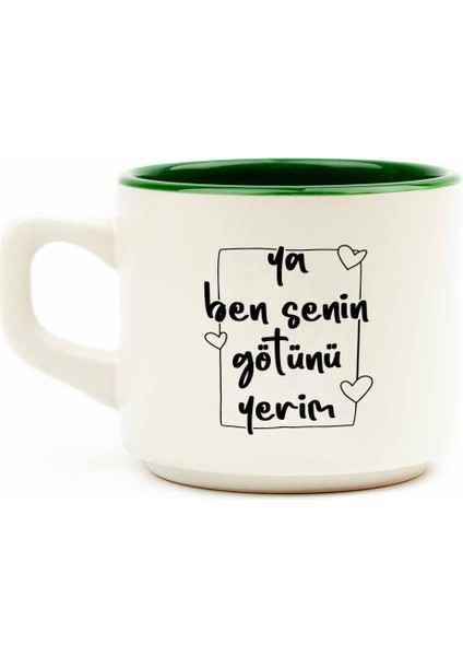 Ya Ben Senin Götünü Yerim! Beyaz Venüs Kupa - Hediyelik Kupa Fincan Mug