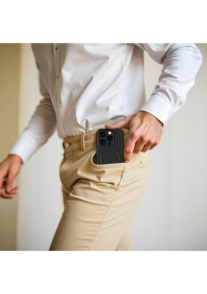 iPhone 16 Pro Max Kılıf M-Safe Şarj Özellikli Amazingthing Minimal Air Serisi Kapak Siyah fırsatları