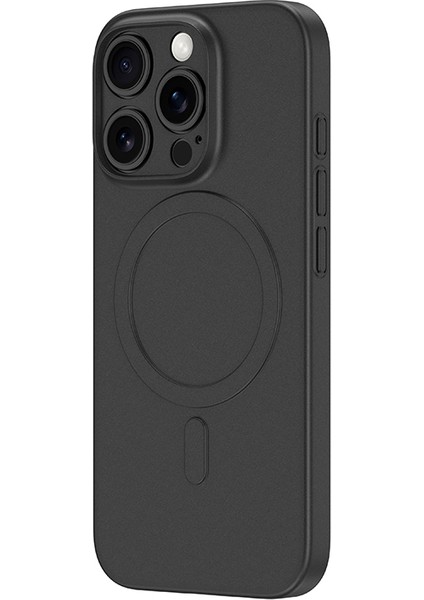iPhone 16 Pro Max Kılıf M-Safe Şarj Özellikli Amazingthing Minimal Air Serisi Kapak Siyah indirimleri