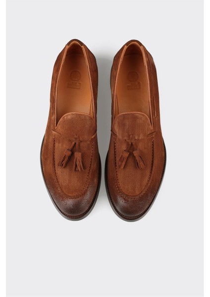 Taba Deri Erkek Klasik Ayakkabı fırsatları