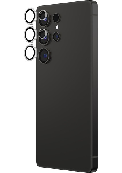 Galaxy S25 Plus Amazingthing Anti Reflective Kamera Lens Koruyucu Uygulama Aparatlı Şeffaf