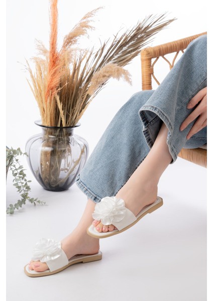 Gül Detay Kadın Terlik Rahat Hafif Taban fiyatları