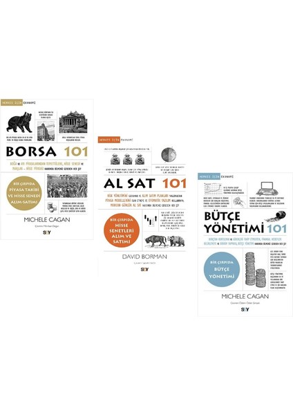 Borsa 101 + Al Sat 101+ Butce Yonetimi 101= 3set