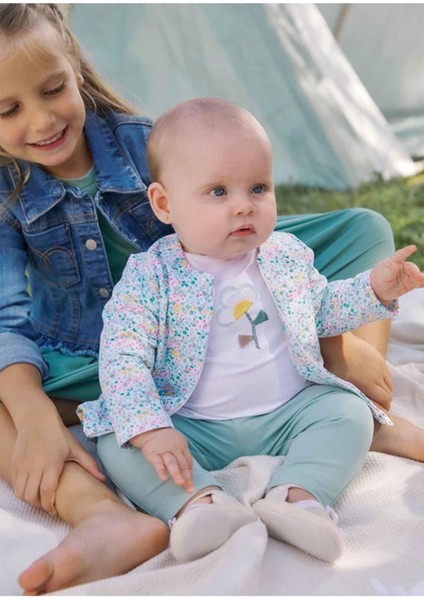 Yazlık Kız Bebek 3'lü Eşofman Takım