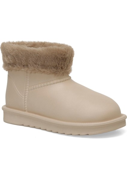 24K-5008 Bej Kadın Yağmur Botu Kısa Topuklu Eva Dış Materyal ile Şık Tasarım fiyatları